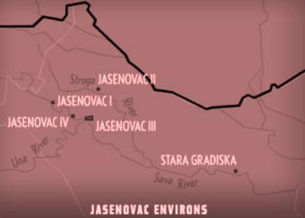 Area of the Jasenovac Camp complex